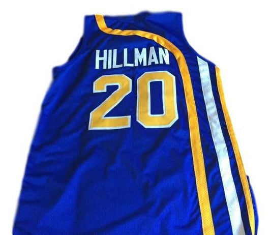 Darnell Hillman Jersey #20 Indiana Aba Retro Basketball New Sewn Blue