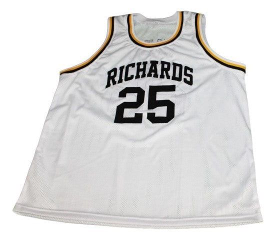 Dwyane Wade Jersey #25 Richards High School Basketball White