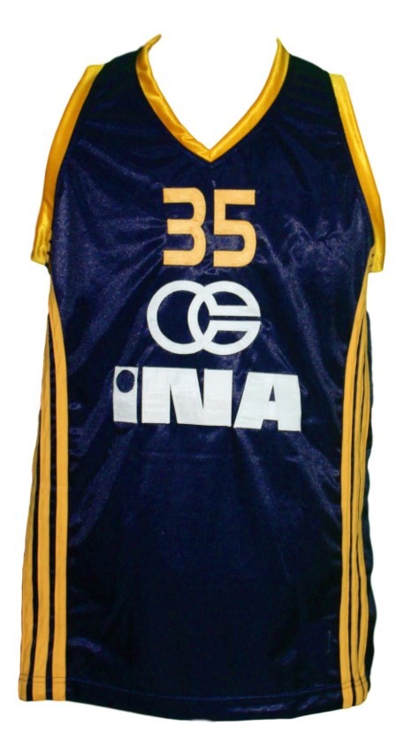Dario Saric Jersey #35 KK Zagreb Croatia Basketball New Sewn Navy Blue