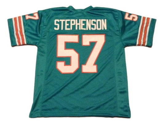 Dwight Stephenson Jersey #57 Custom Unsigned Football Stitched Teal Green