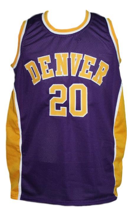 Malcolm Jersey #20 Denver Rockets Aba Basketball New Sewn Purple