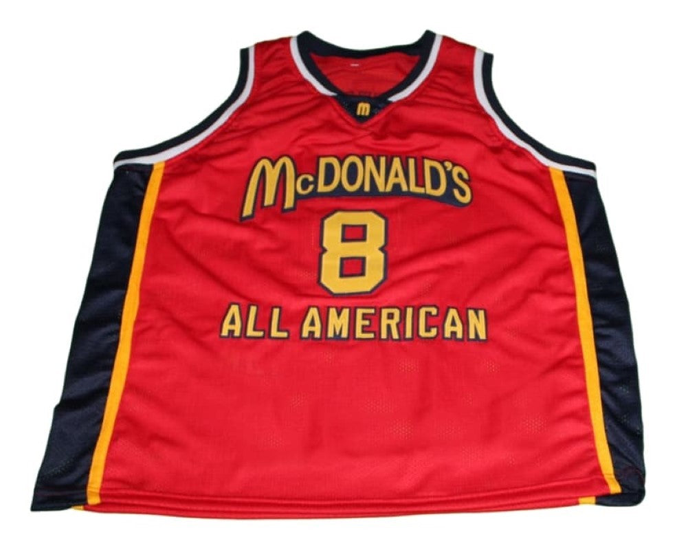 Kobe Bryant Jersey #8 McDonald's All American Basketball Red