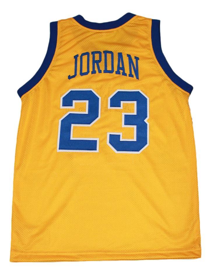 Michael Jordan Jersey #23 Laney High School Basketball Yellow