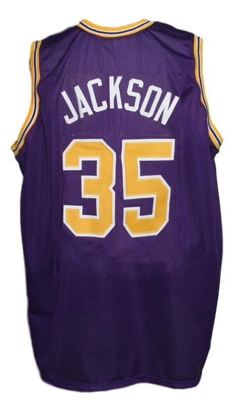 Chris Jackson Jersey #35 College Basketball New Sewn Purple