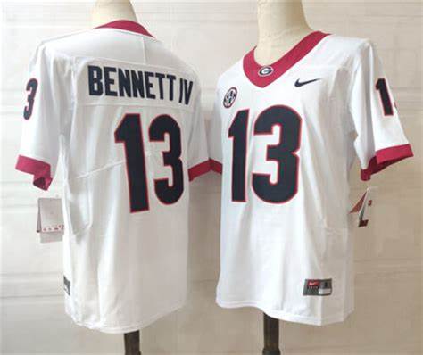 Georgia Bulldogs #13 Stetson Bennett IV White 2022 Vapor Untouchable Stitched NCAA Jersey