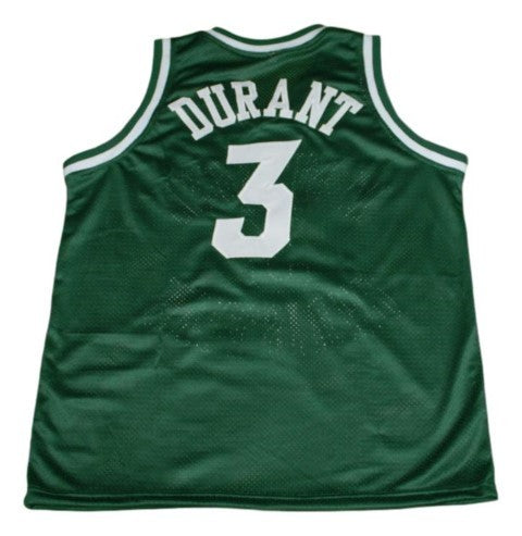 Kevin Durant Jersey #3 Montrose Christian Basketball New Sewn Green