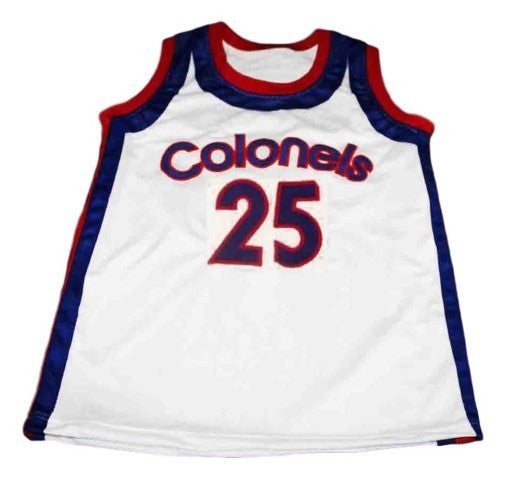 Maurice Lucas Jersey #25 Colonels Kentucky Basketball White