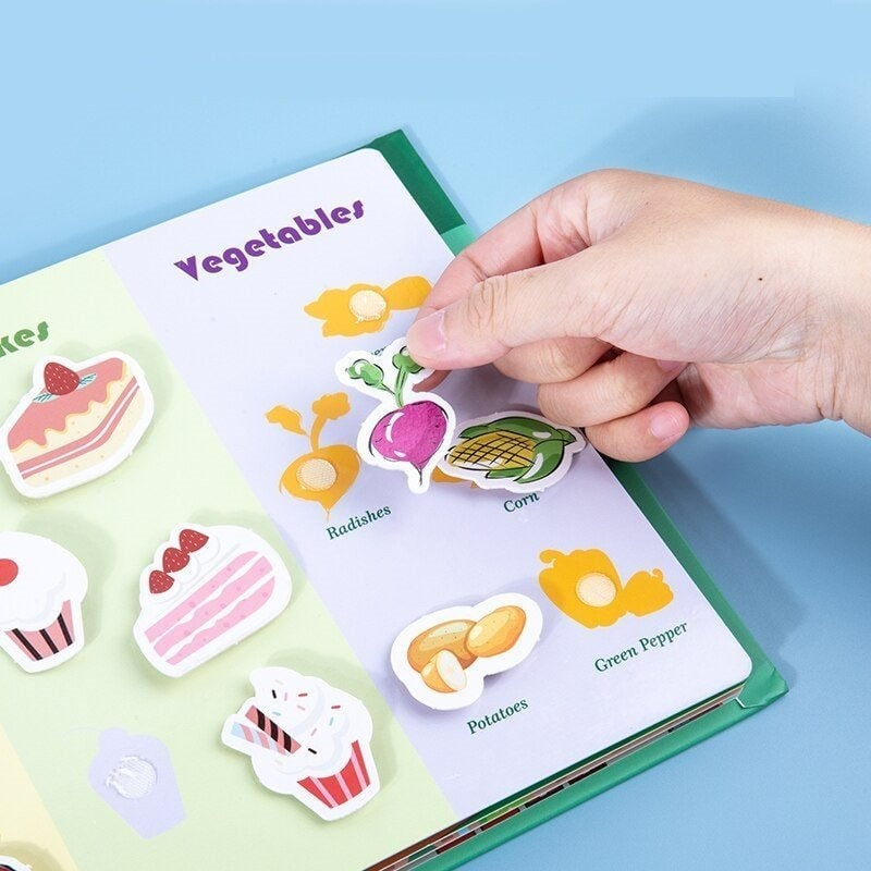 Montessori Busy Book for Kids to Develop Learning Skills