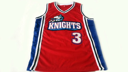 Calvin Cambridge Jersey #3 Los Angeles Knights Basketball New Red