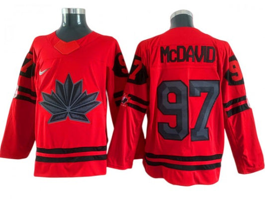 2022 Winter Olympics Team Canada #97 Connor McDavid White Hockey Jersey