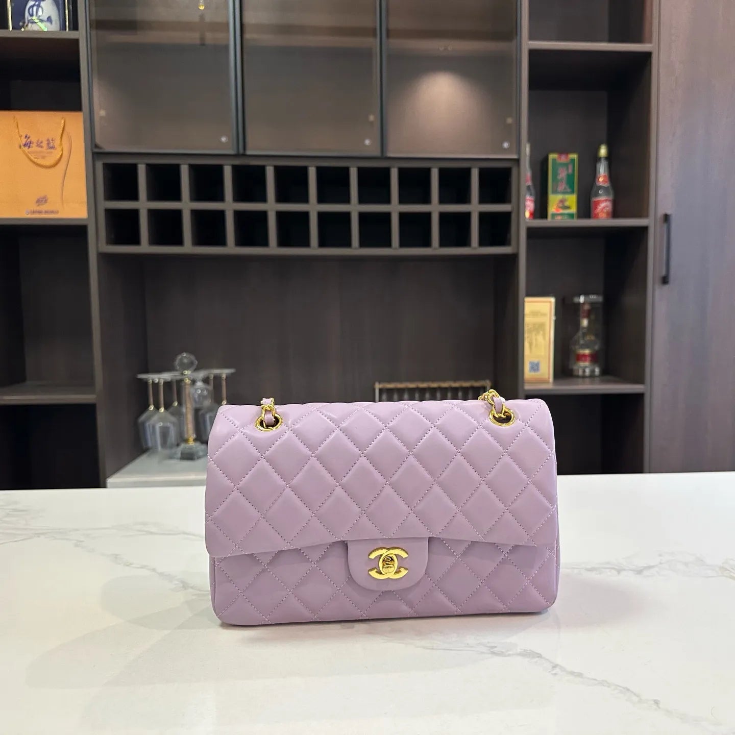 Classic Chain Quilted Flap Luxury Bag High-Quality Leather Handbag