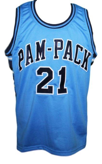 Dominique Wilkins Jersey #21 Pam Pack High School Basketball Blue