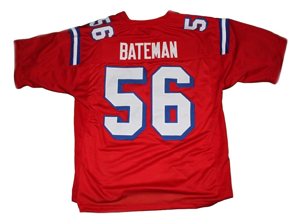 Bateman Jersey #56 Custom Unsigned Football Jerseys Stitched Red