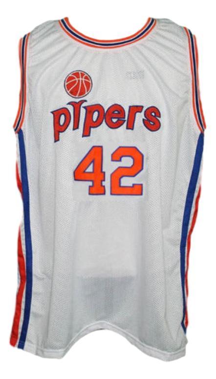 Connie Hawkins Jersey #42 Pittsburgh Pipers Retro Aba Basketball White