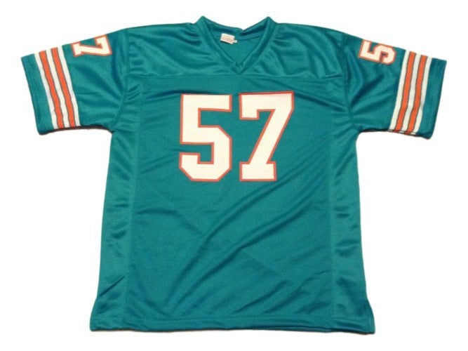 Dwight Stephenson Jersey #57 Custom Unsigned Football Stitched Teal Green