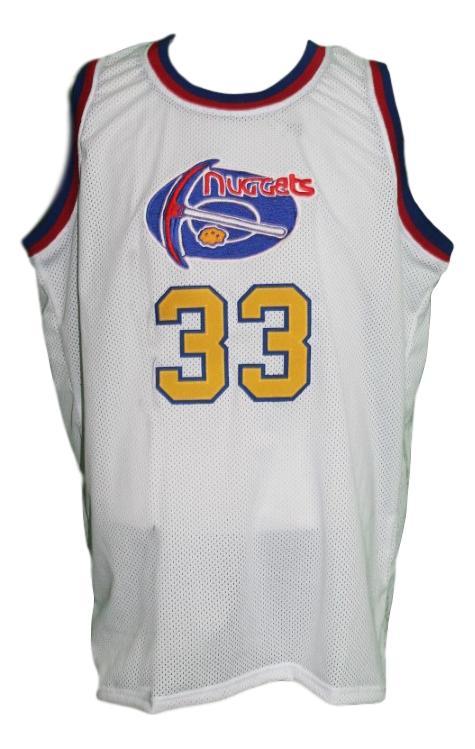 David Thompson Jersey #33 Denver Aba Retro Basketball New Sewn White