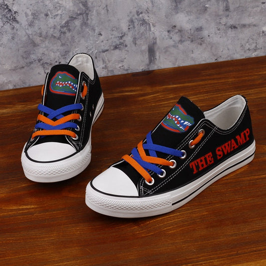 Florida Gators Limited Print NCAA College Students Low Top Canvas Shoes Sport Sneakers 4