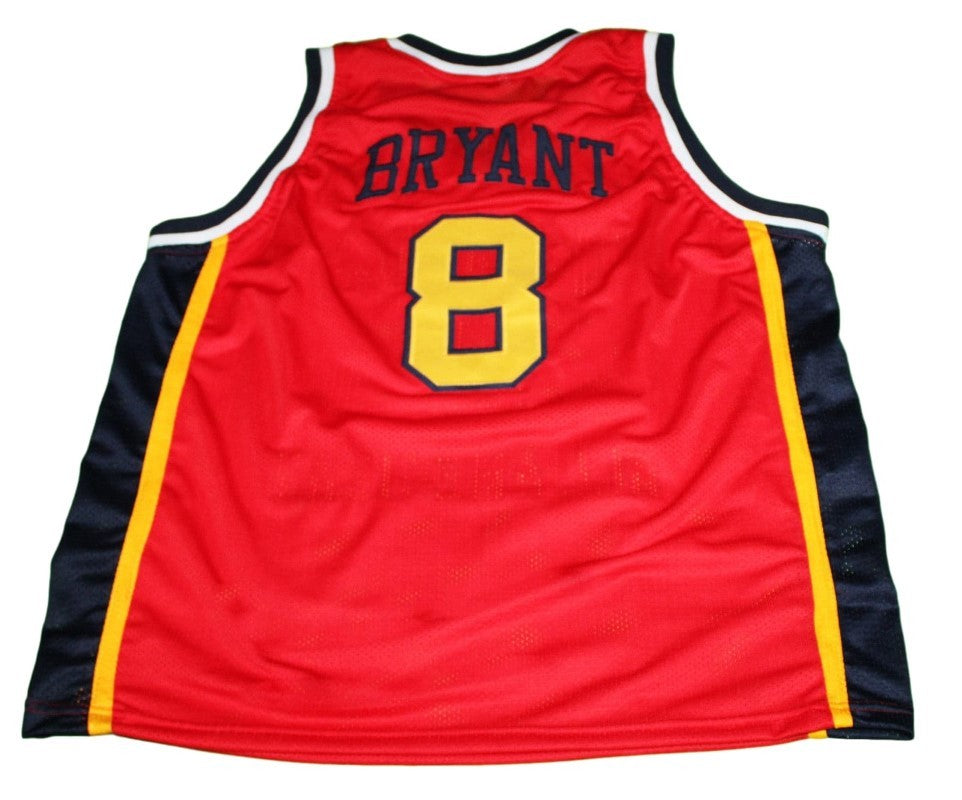 Kobe Bryant Jersey #8 McDonald's All American Basketball Red