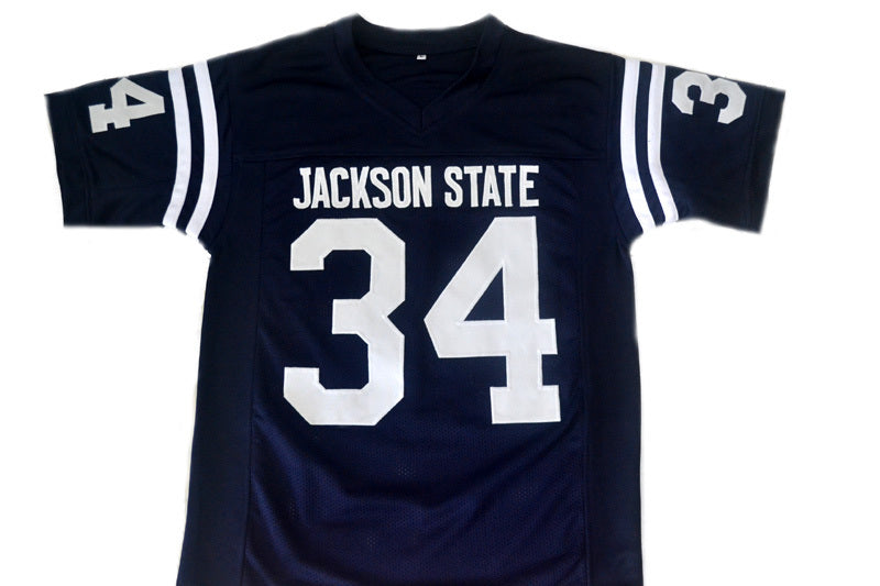 Walter Payton #34 Jackson State Football Jersey Navy Blue