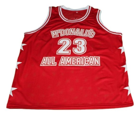 Michael Jordan Jersey #23 McDonald's All American Basketball Red