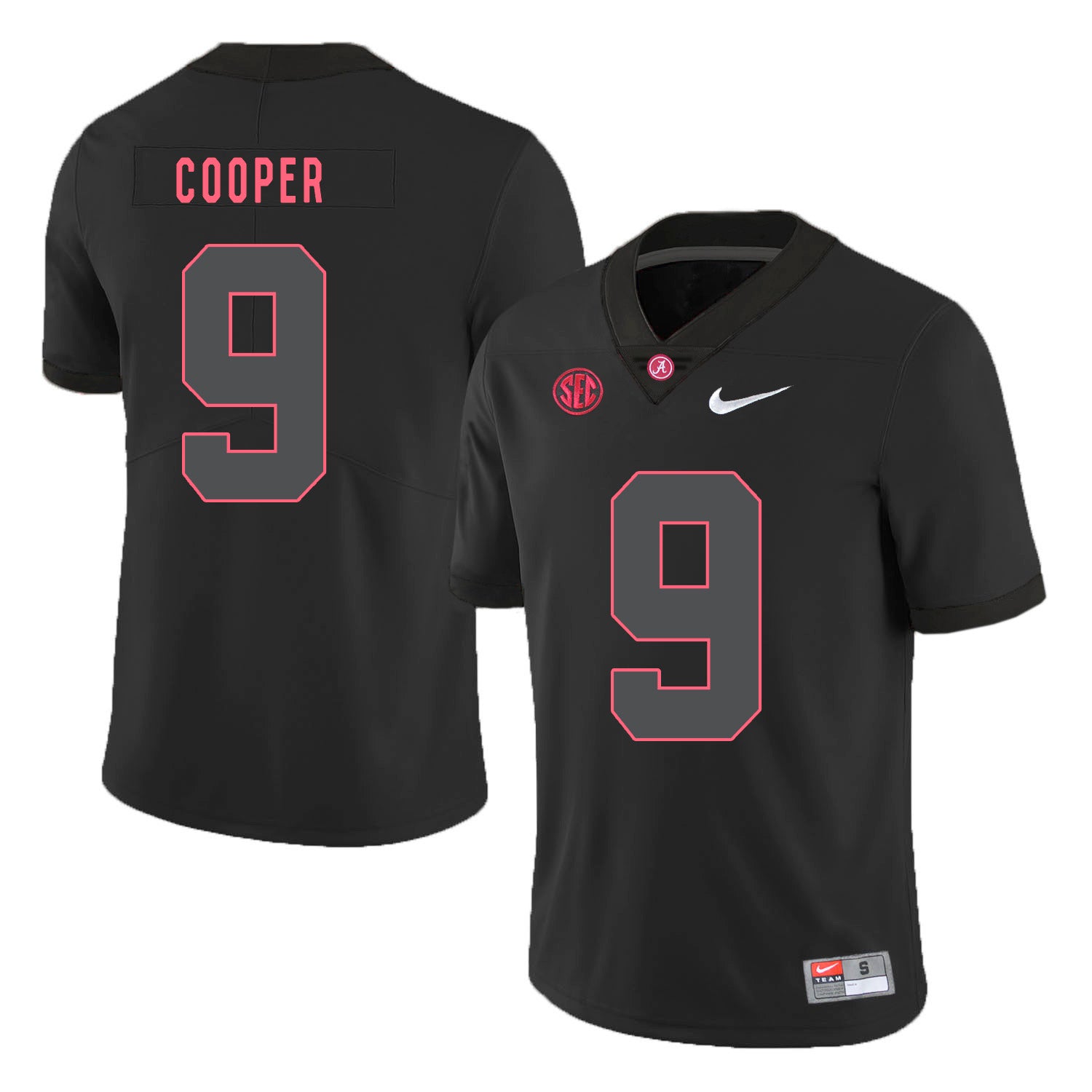 Alabama Crimson Tide #9 Amari Cooper College Football Jersey Black