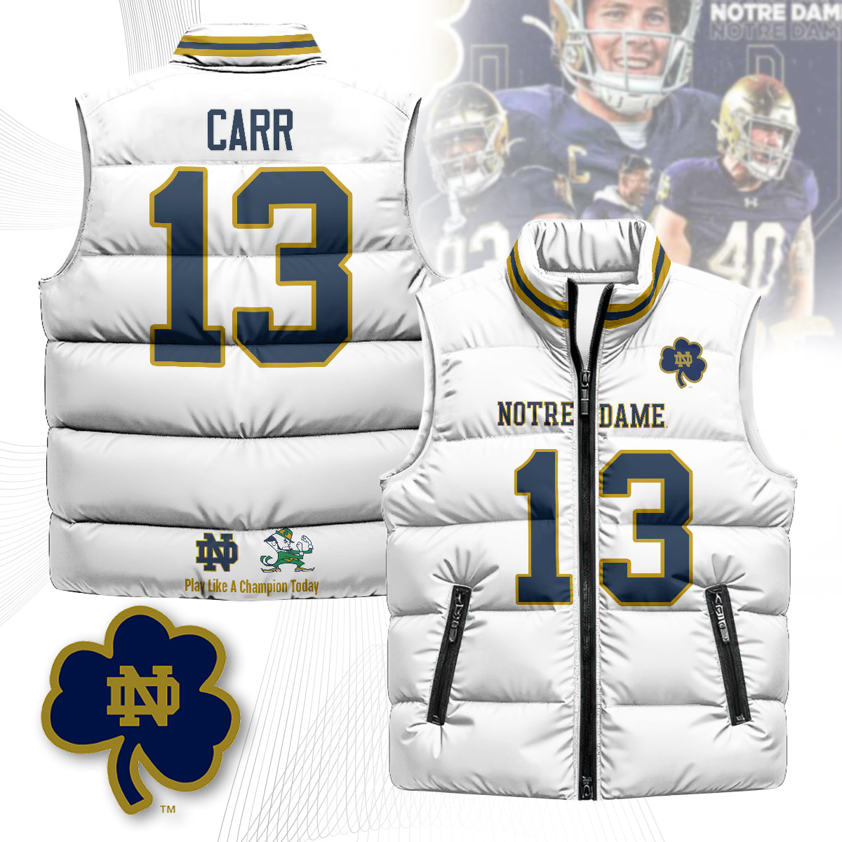 Notre Dame Fighting Irish Unisex Puffer Vest