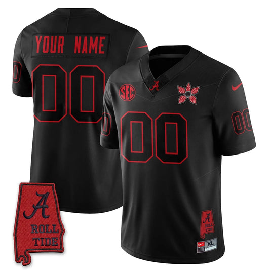 Custom Alabama Crimson Tide 'Stranger Things Edition' Vapor Limited Jersey