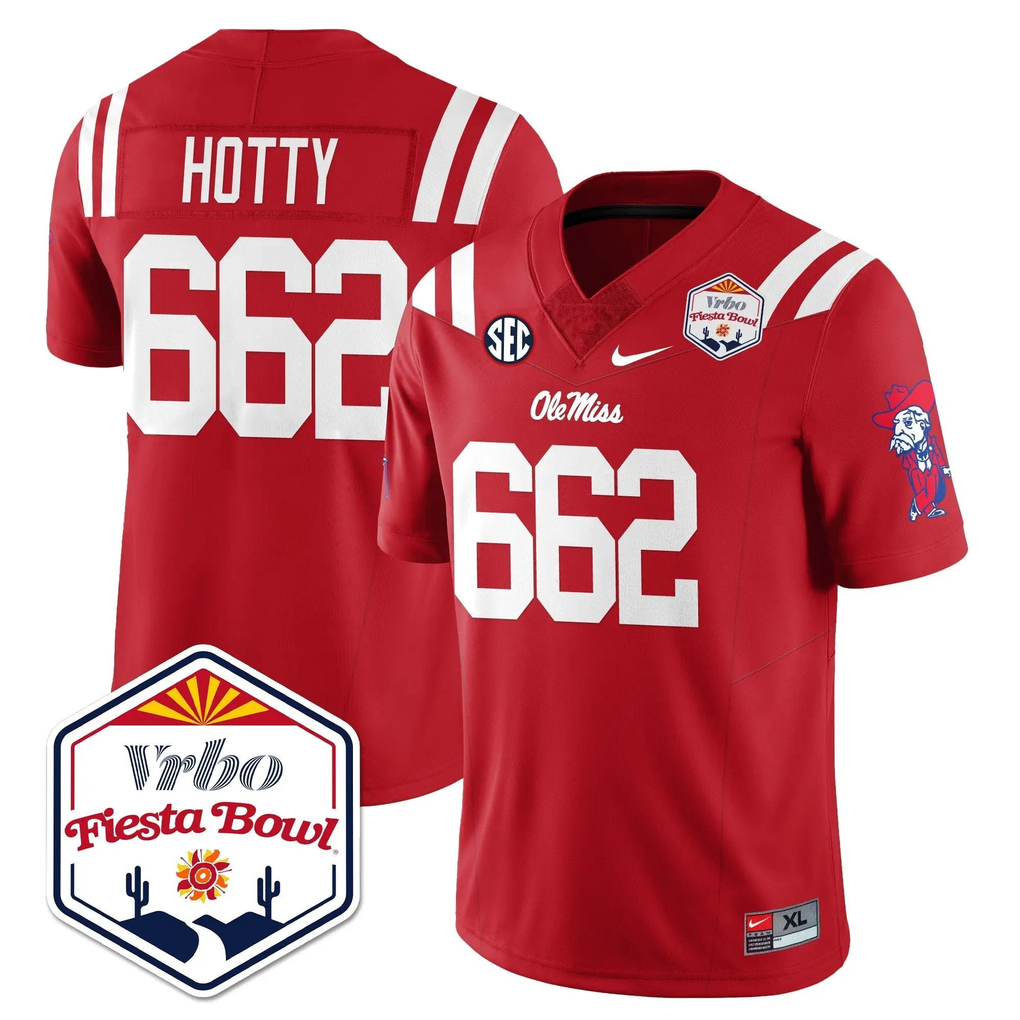 Men Ole Miss Rebels Football Vapor Limited Jersey - Vrbo Fiesta Bowl