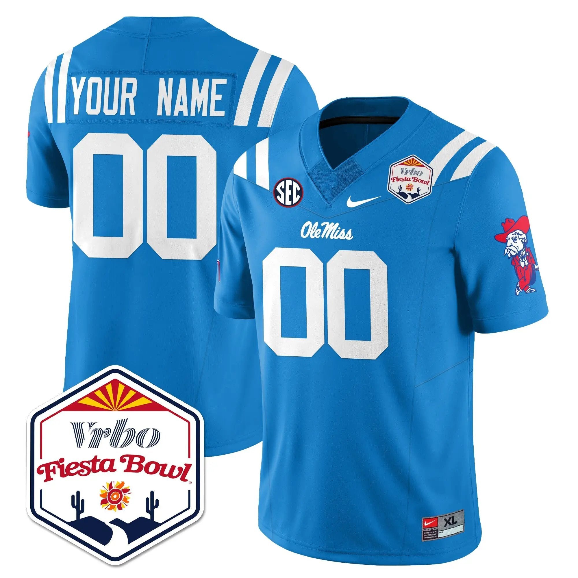 Men Ole Miss Rebels Football Vapor Limited Jersey - Vrbo Fiesta Bowl