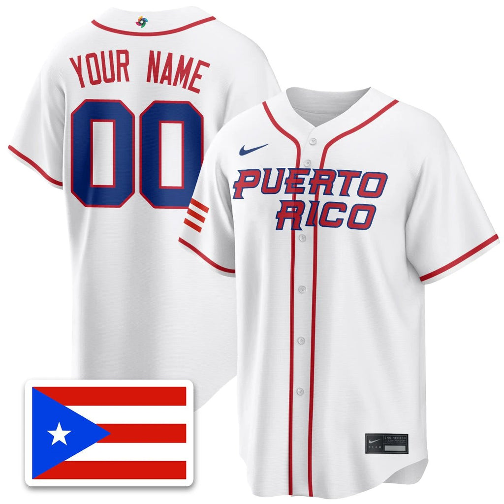 Puerto Rico Baseball 2026 World Baseball Classic Limited Jersey - All Stitched