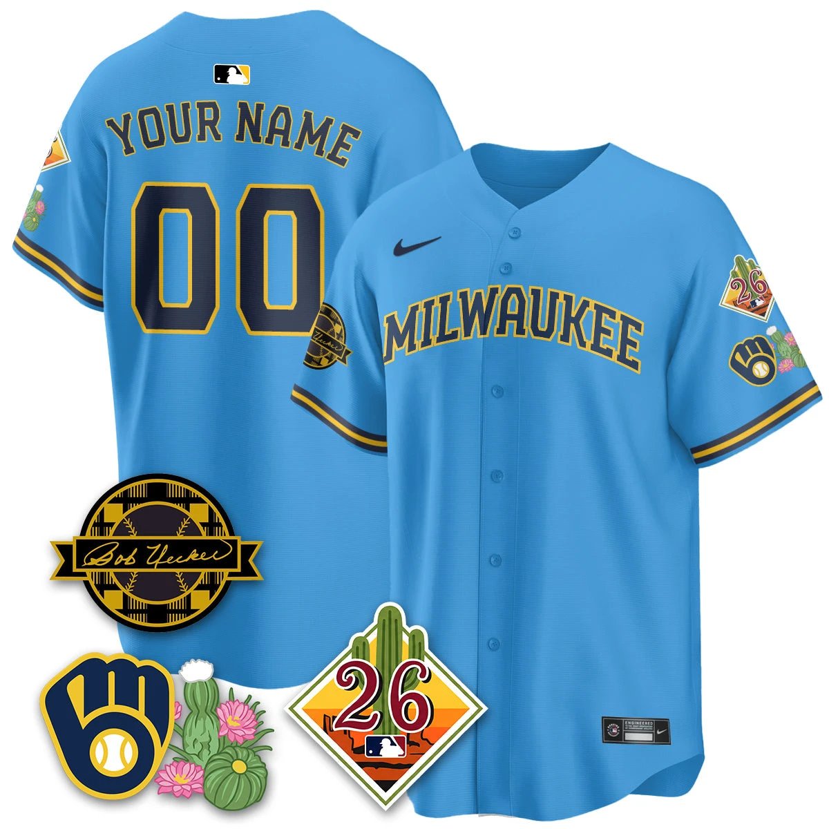 Custom Milwaukee Brewers 2026 Spring Training Vapor Limited Jersey - All Stitched