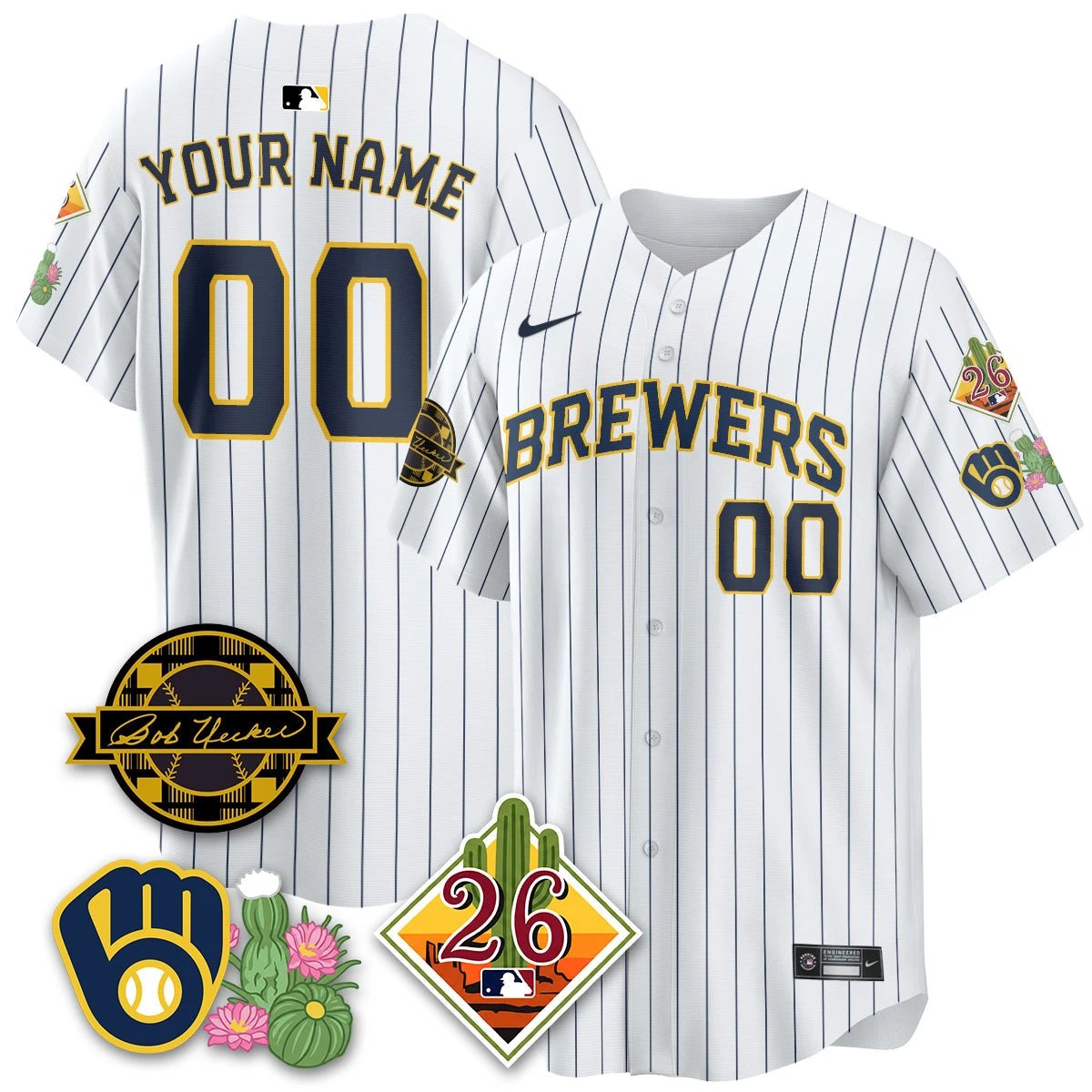 Custom Milwaukee Brewers 2026 Spring Training Vapor Limited Jersey - All Stitched