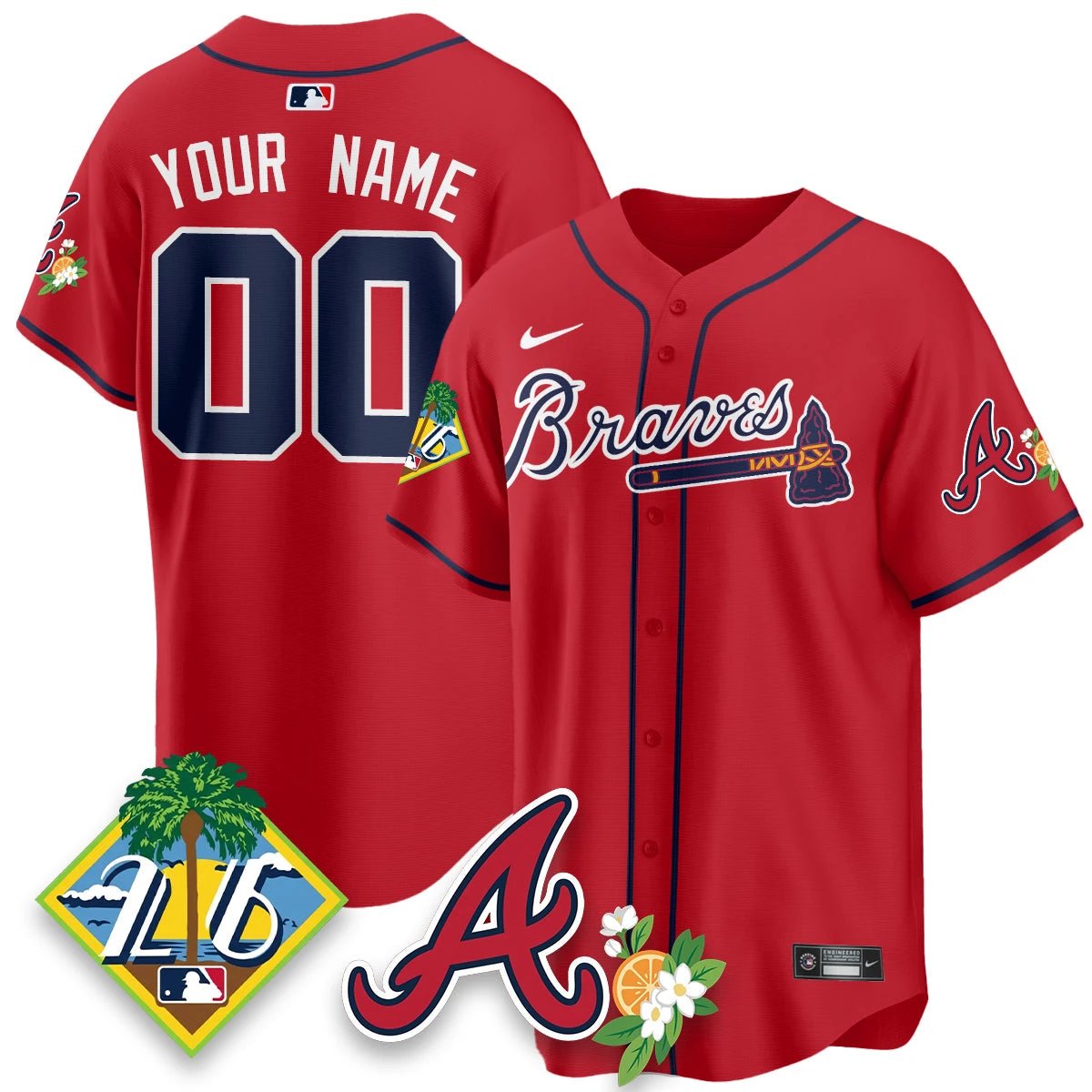 Atlanta Braves 2026 Spring Training Vapor Limited Custom Jersey - All Stitched