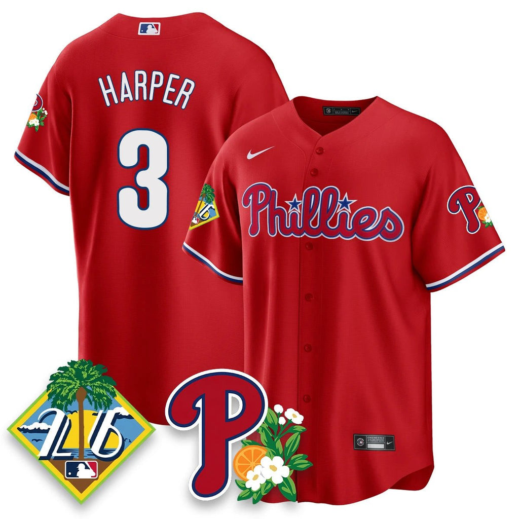 Philadelphia Phillies 2026 Spring Training Vapor Limited Jersey - All Stitched