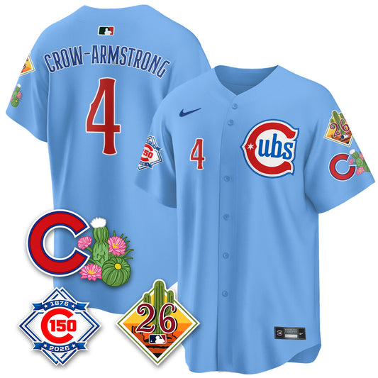 Chicago Cubs 2026 Spring Training Vapor Limited Jersey - 150th Anniversary Patch - All Stitched