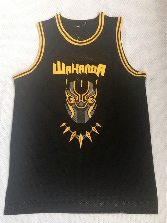 Erik Killmonger Basketball Jersey  #1 Black Panther Movie Black