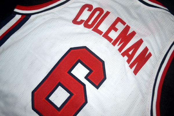 Derrick Coleman Jersey #6 Team USA Basketball White