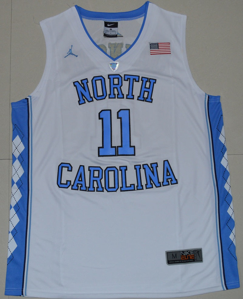 North Carolina Tar Heels #11 Brice Johnson NCAA Basketball Jersey White