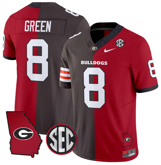A.J. Green Jersey #8 Georgia Bulldogs Split Vapor Football Stitched