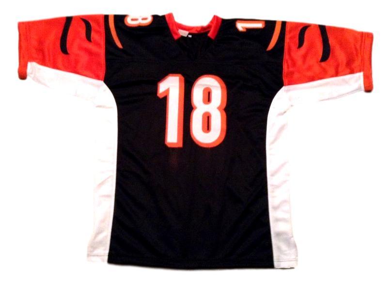 AJ Green Jersey #18 Customized Unsigned Football Stitched Black