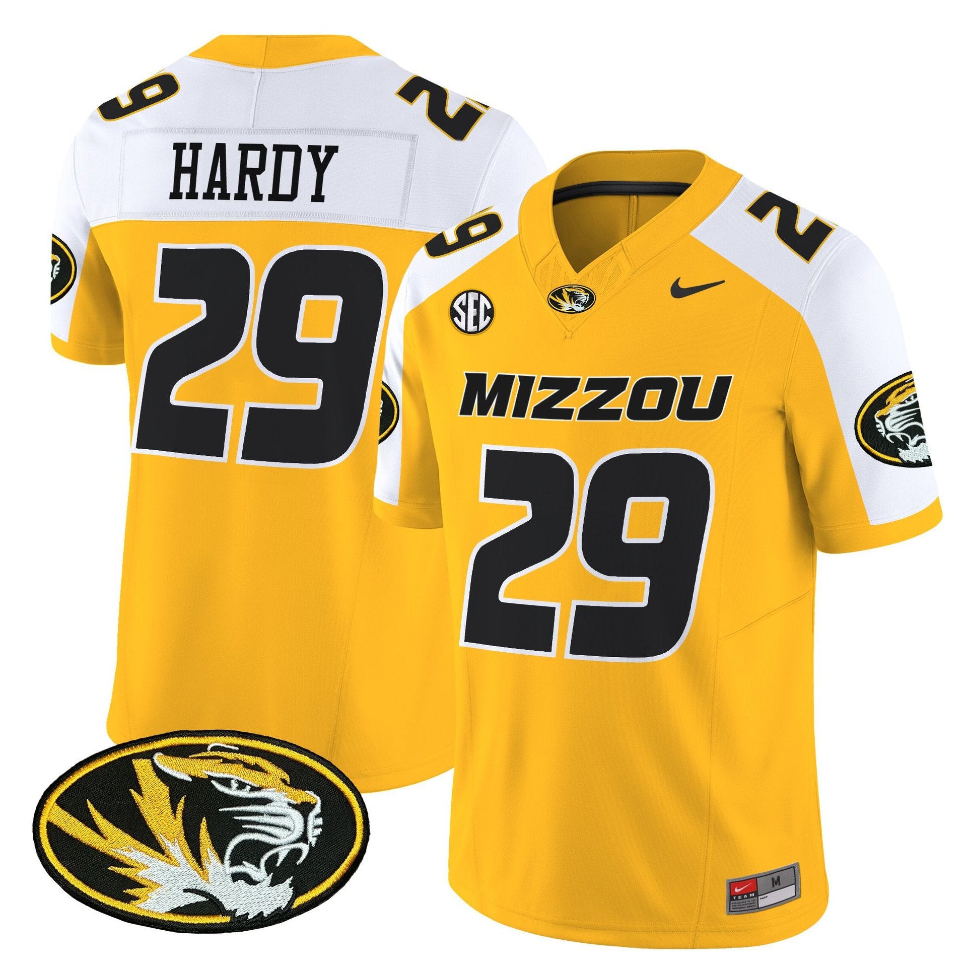 Ahmad Hardy Jersey #29 Missouri Tigers 2025 Vapor Limited Stitched Gold Alter