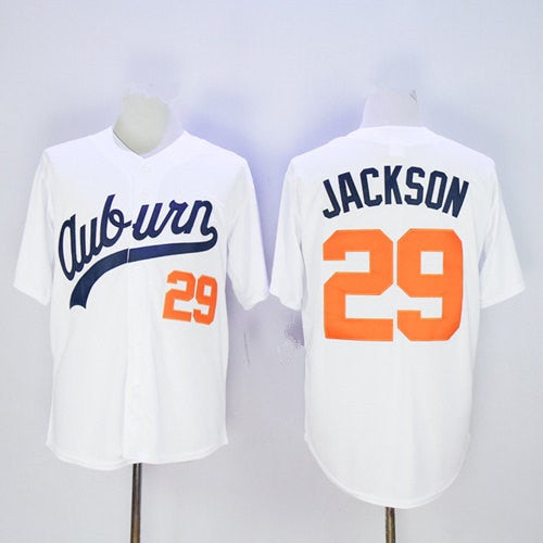 Auburn Tigers Bo Jackson #29 College Baseball Jersey White