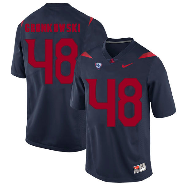 Arizona Wildcats #48 Rob Gronkowski NCAA College Football Jersey Blue