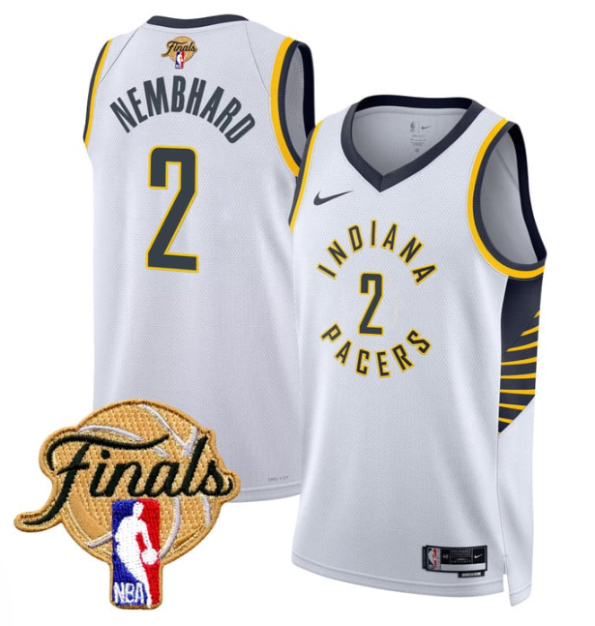 Andrew Nembhard Jersey #2 Indiana Pacers 2025 Finals Swingman Stitched Association
