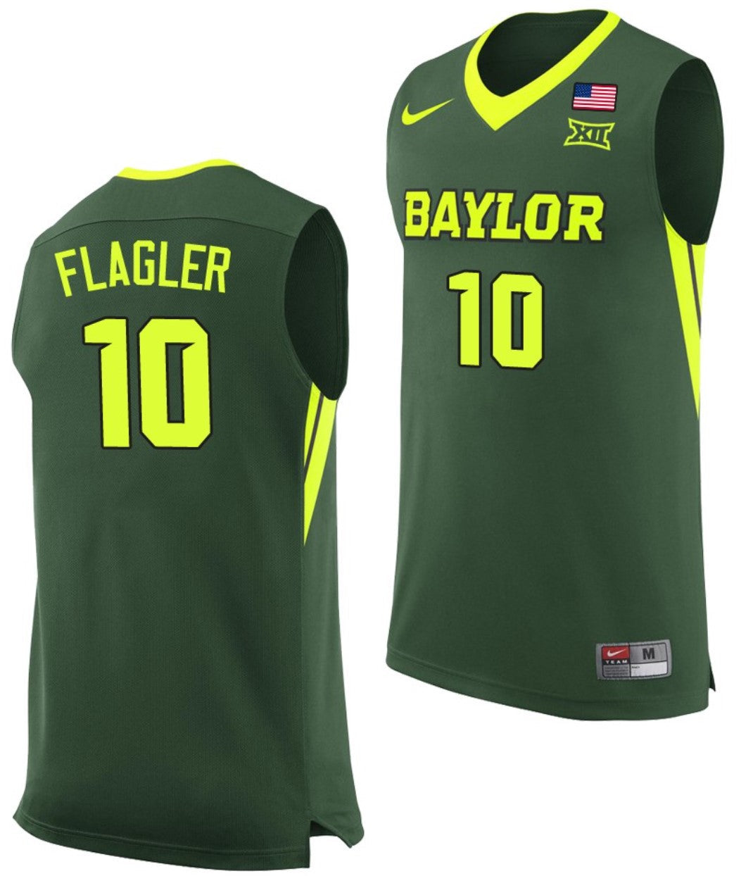 Adam Flagler Jersey Baylor Bears College Basketball #10