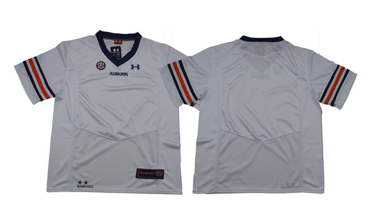 Auburn Tigers Blank Edition Retro College Football Jersey Under Armour White