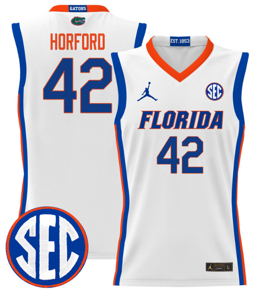 Al Horford Jersey #42 Florida Gators 2024 Lightweight Basketball White