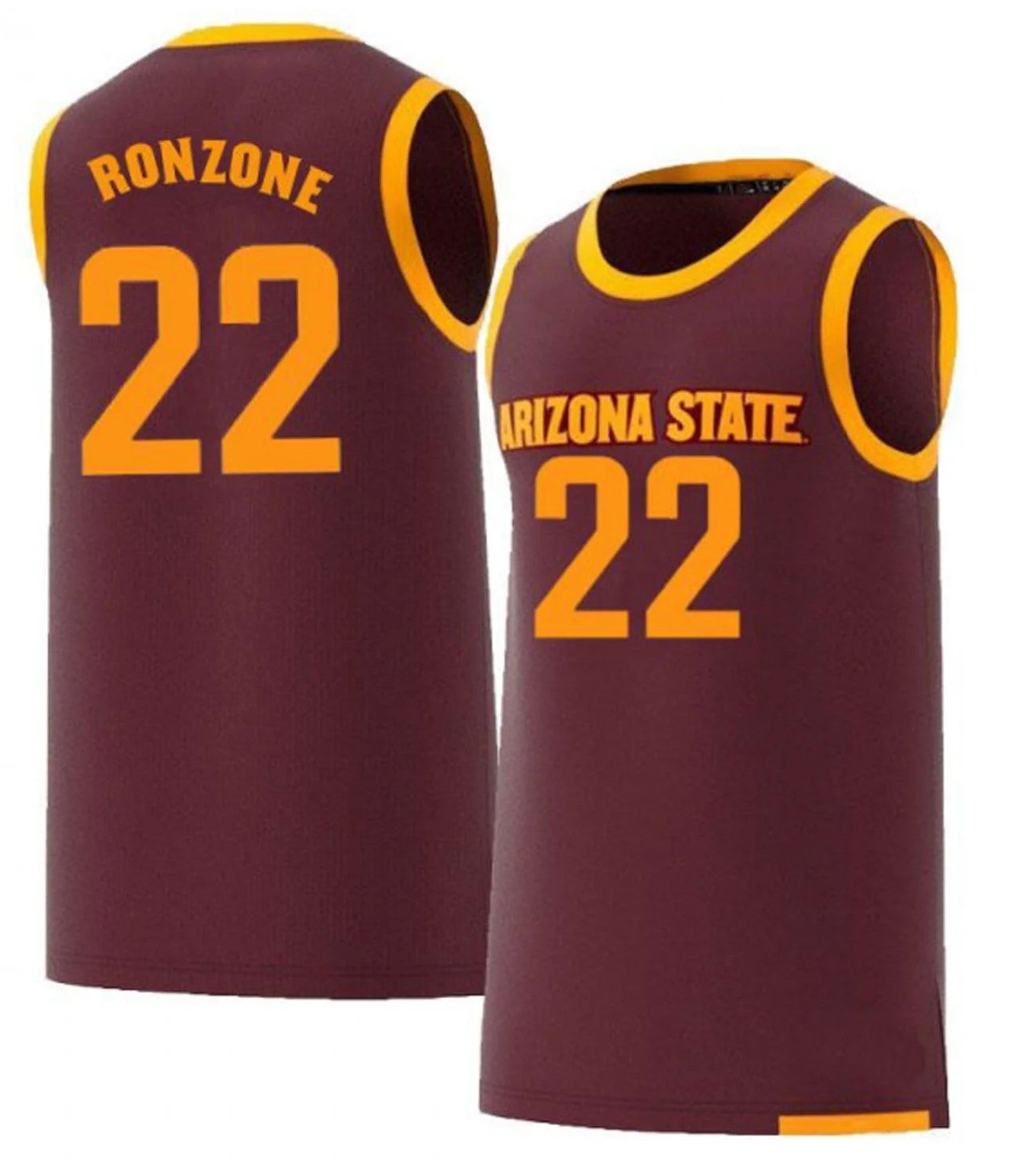Austin Ronzone Jersey #22 Arizona State Sun Devils College Basketball