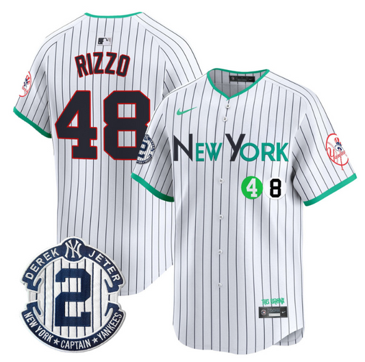 Anthony Rizzo Jersey #48 New York Yankees City Connect Vapor Premier Limited Stitched Pinstripe