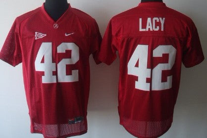Alabama Crimson Tide #42 Eddie Lacy Red Jersey